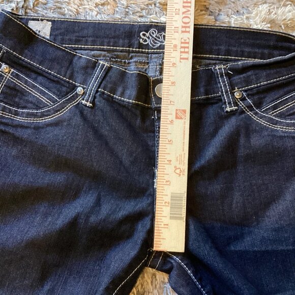 S&P Standards and Practices Jeans Dark Wash Stretch Women’s Size 31 - Picture 5 of 8